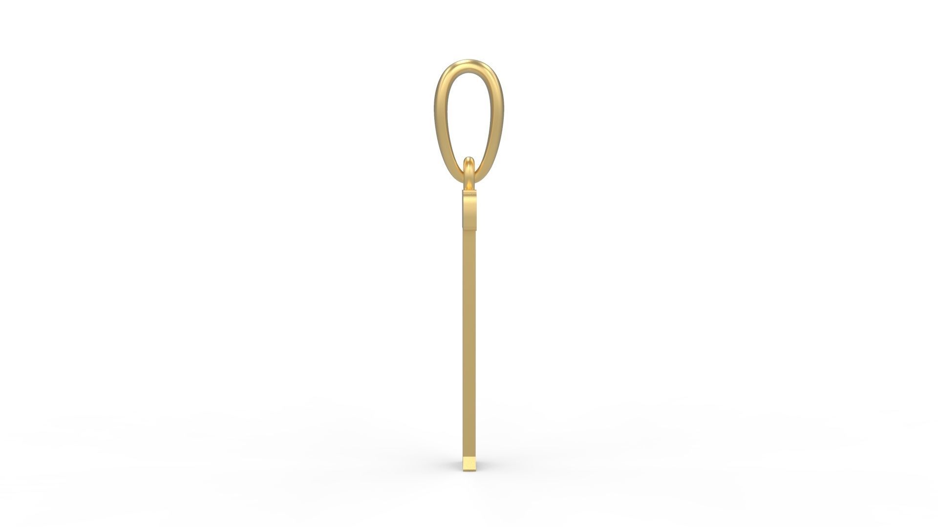 Initial Letters Pendant BASTERU T 3D print model_2