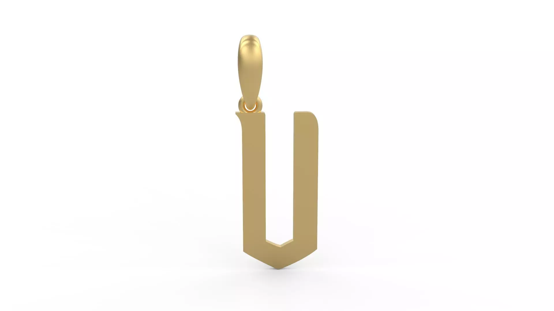 Initial Letters Pendant BASTERU V 3D print model_0