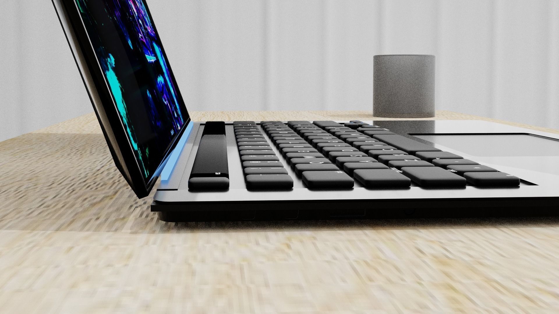 laptop - MacBook Pro Low-poly 3D model_4