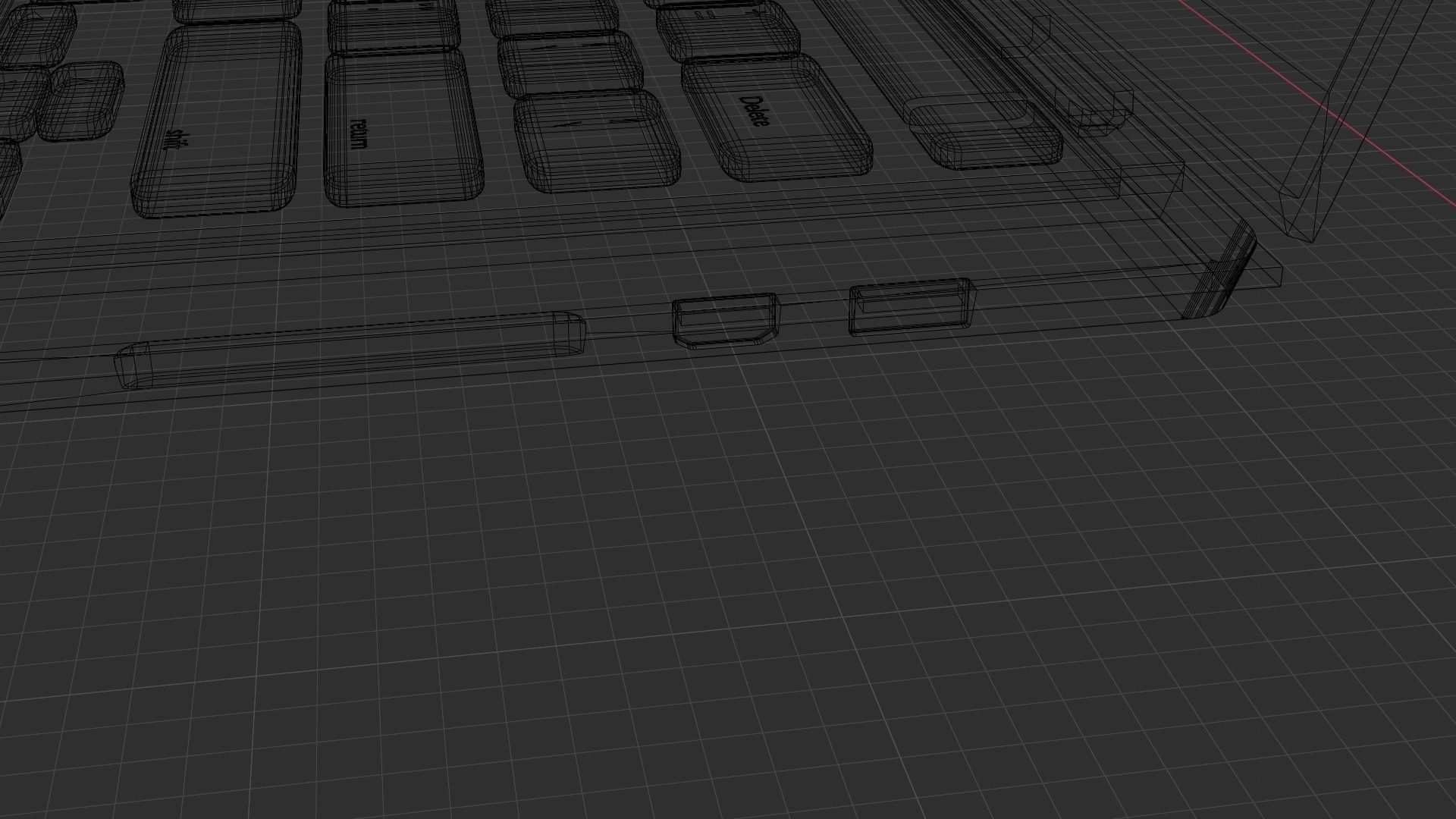 laptop - MacBook Pro Low-poly 3D model_10