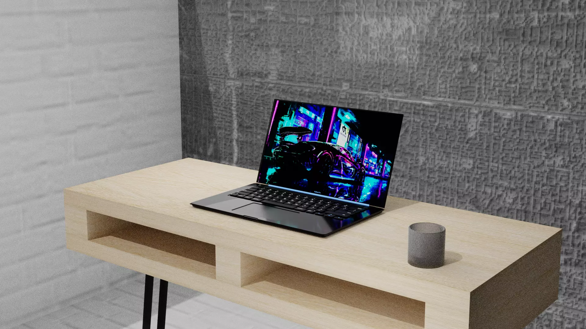 laptop - MacBook Pro Low-poly 3D model_0