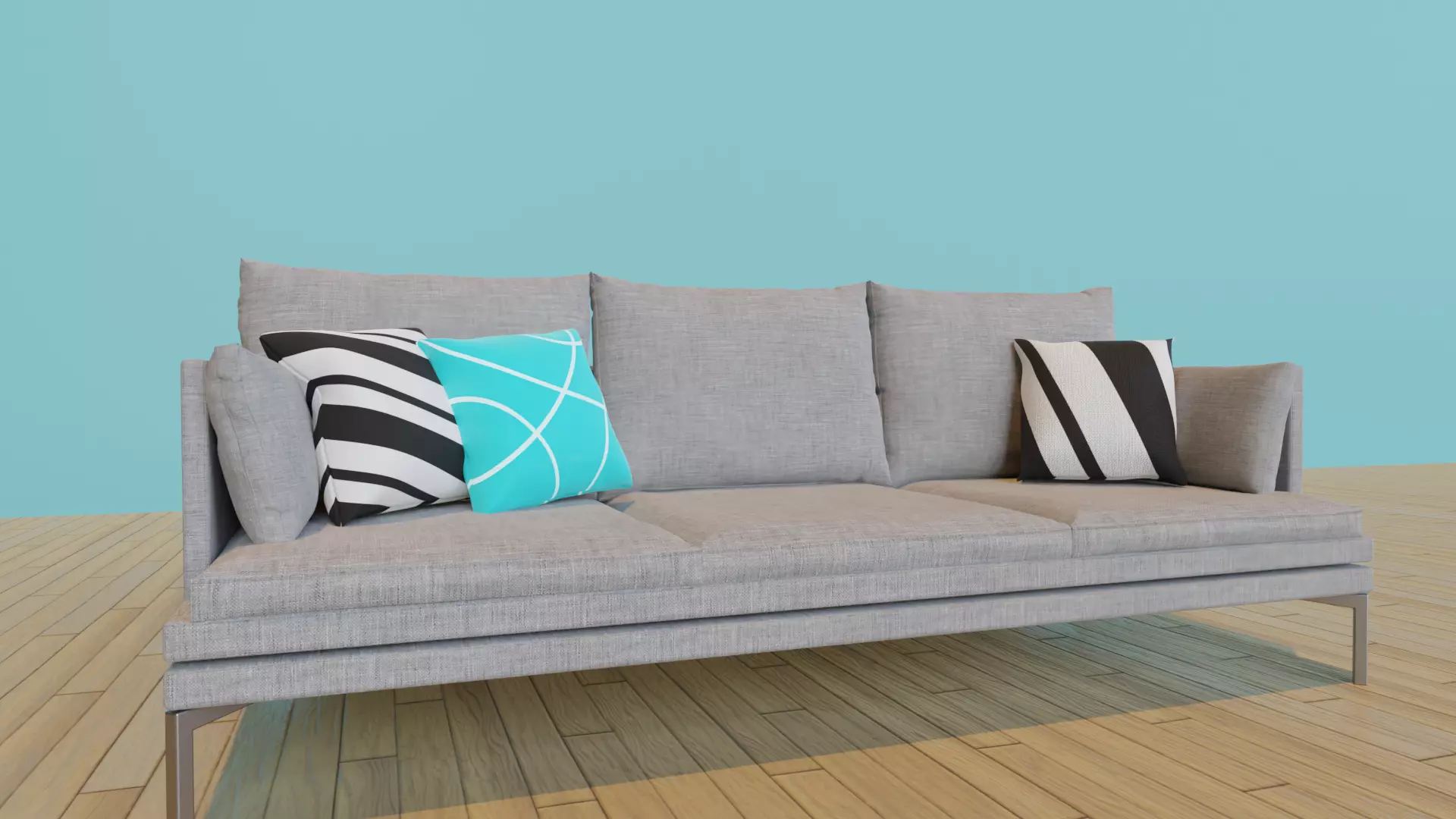Zanotta William Couch and Chair Free 3D model