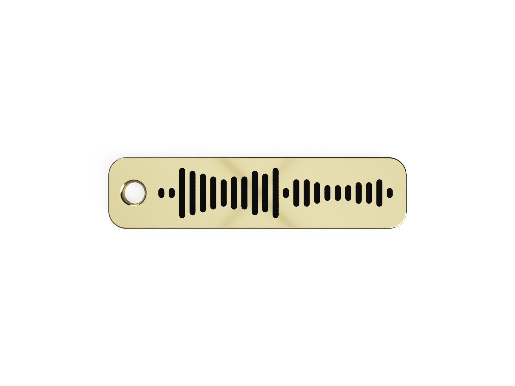 Better Together Spotify Code Keychain 3D print model_3