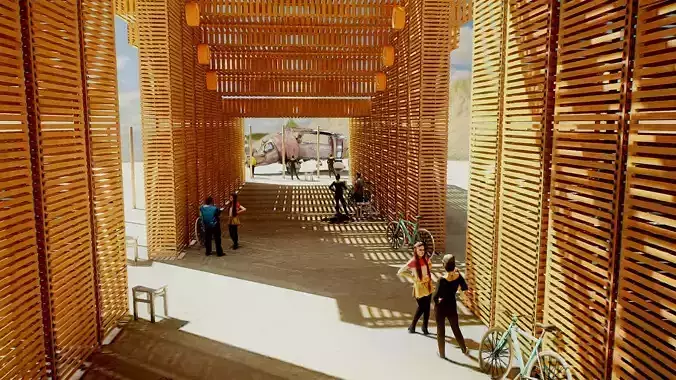 Burning Man Baked AR VR Ready