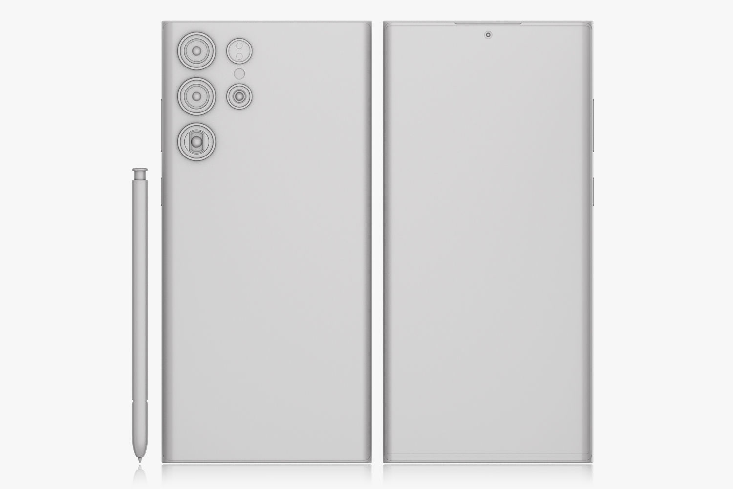 STL 3D Print Samsung Galaxy S22 and S22 Plus and S22 Ultra 3D model_58