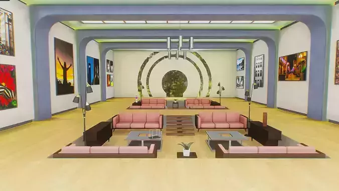 Natural Gallery  Baked VR AR Ready