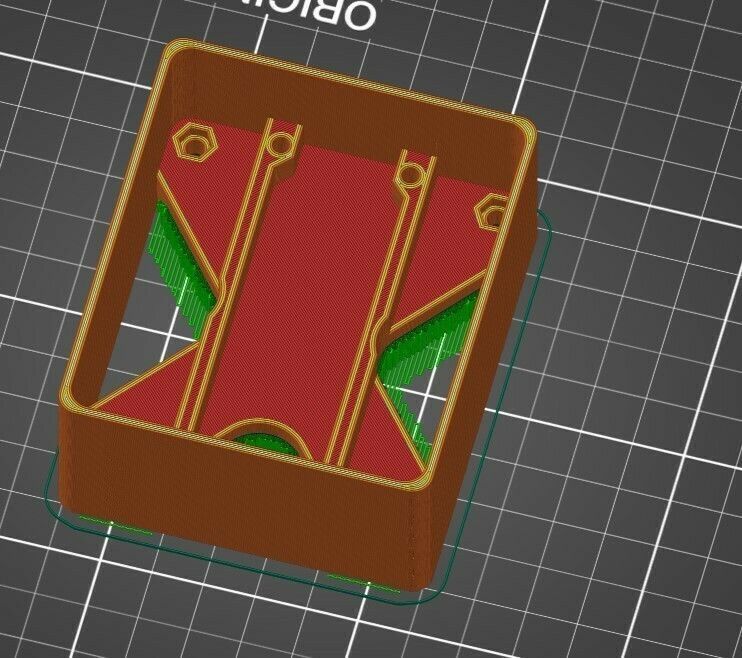 Glitch Storm Synth Case 3D print model_5