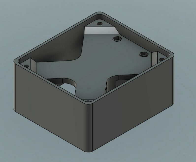 Glitch Storm Synth Case 3D print model_2