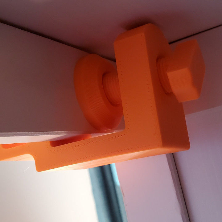 Headphone Holder Bracket 3D print model_4