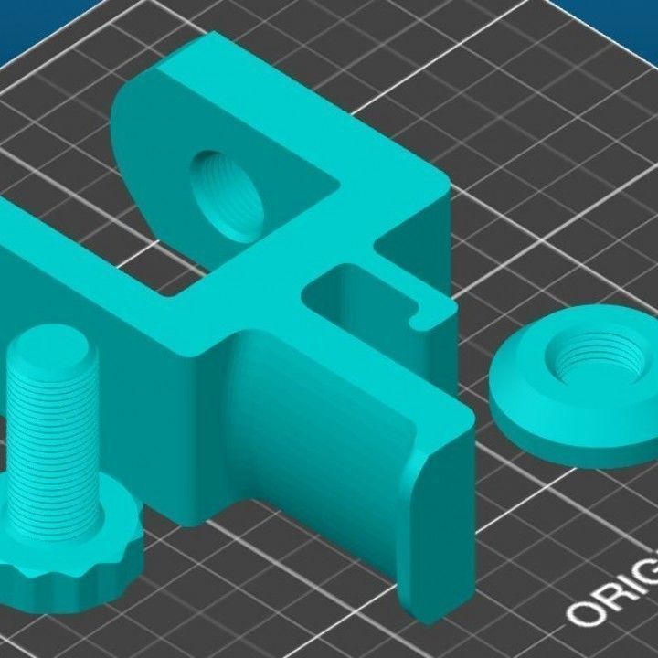 Headphone Holder Bracket 3D print model_7
