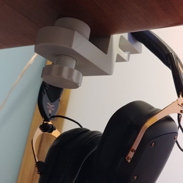 Headphone Holder Bracket 3D print model_2