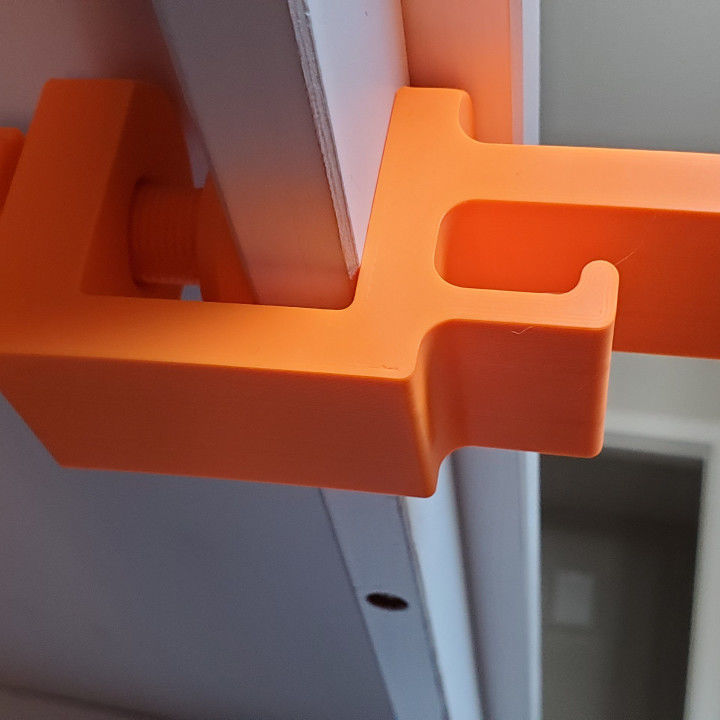 Headphone Holder Bracket 3D print model_3