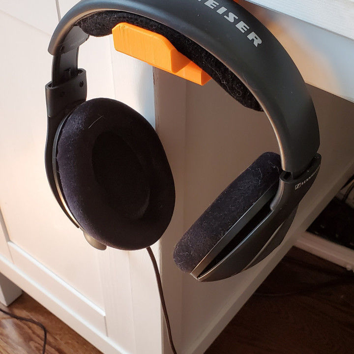 Headphone Holder Bracket 3D print model_5