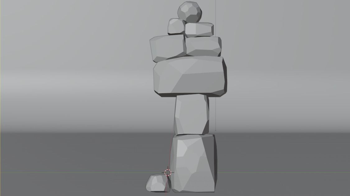Stylized Rocks Low-poly Free low-poly 3D model_7