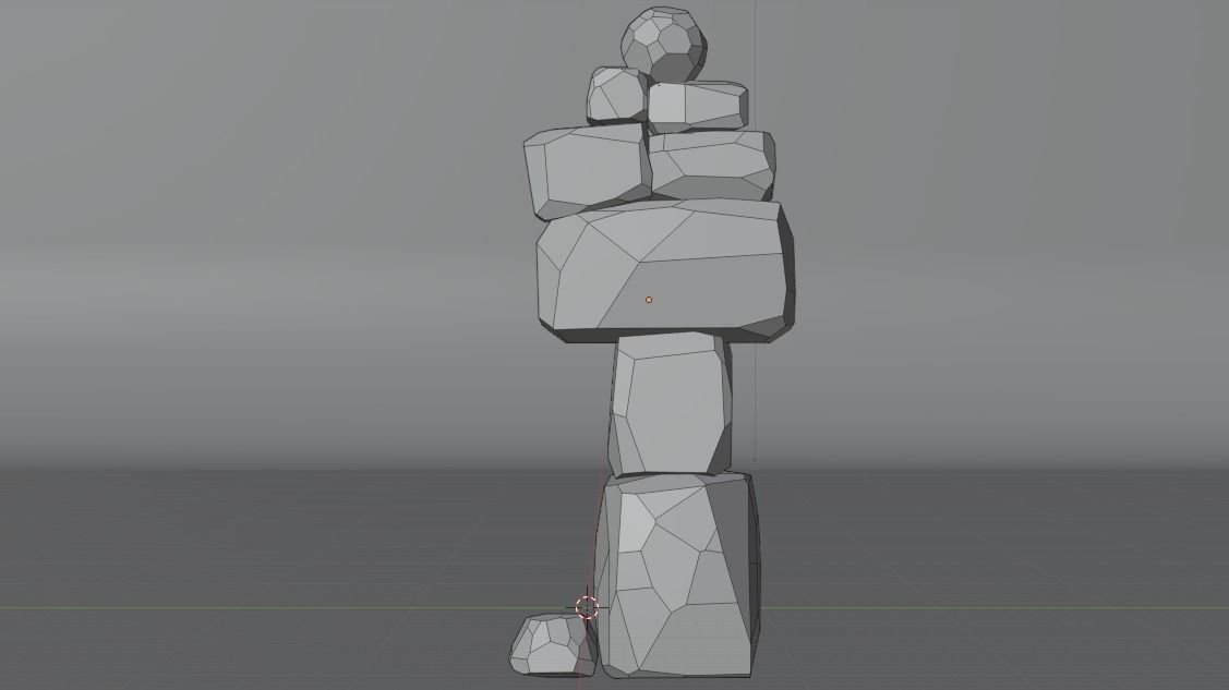 Stylized Rocks Low-poly Free low-poly 3D model_8