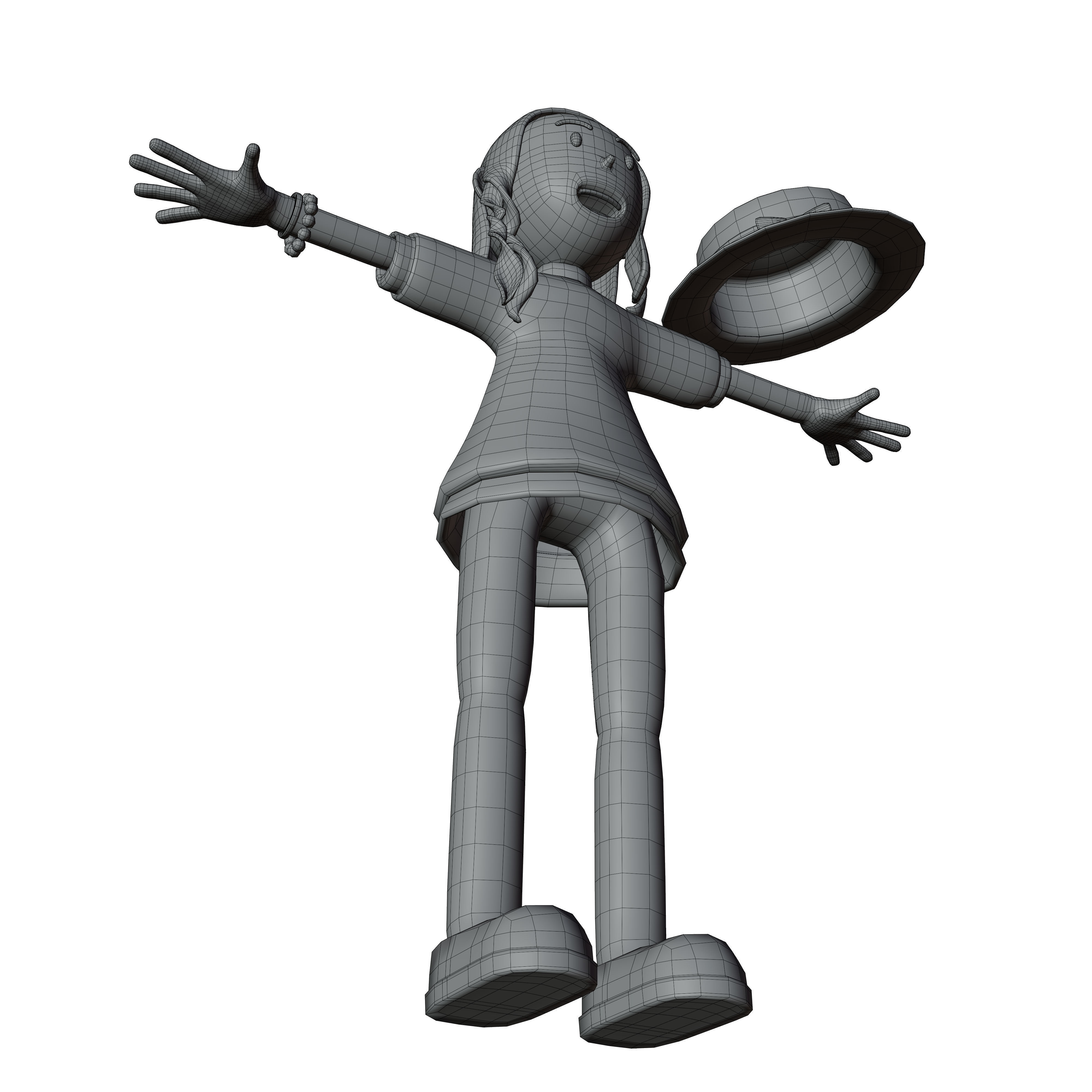 Stacy Character 3D Character by Yoshiki 3D model_8