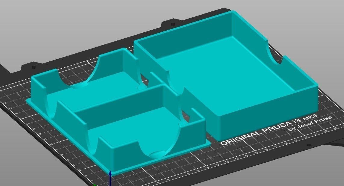 Holder for a double deck of playing cards 3D print model_2