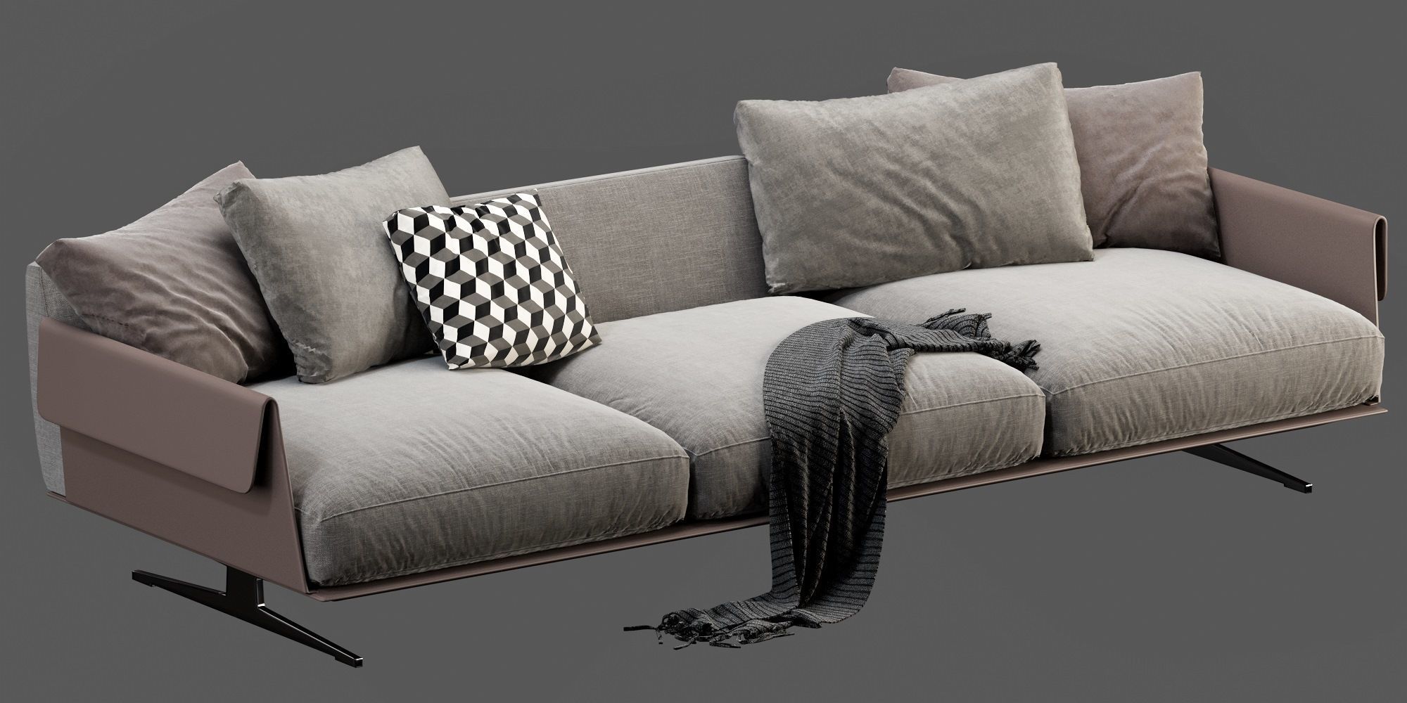 Flexform Bretton 3D model_9