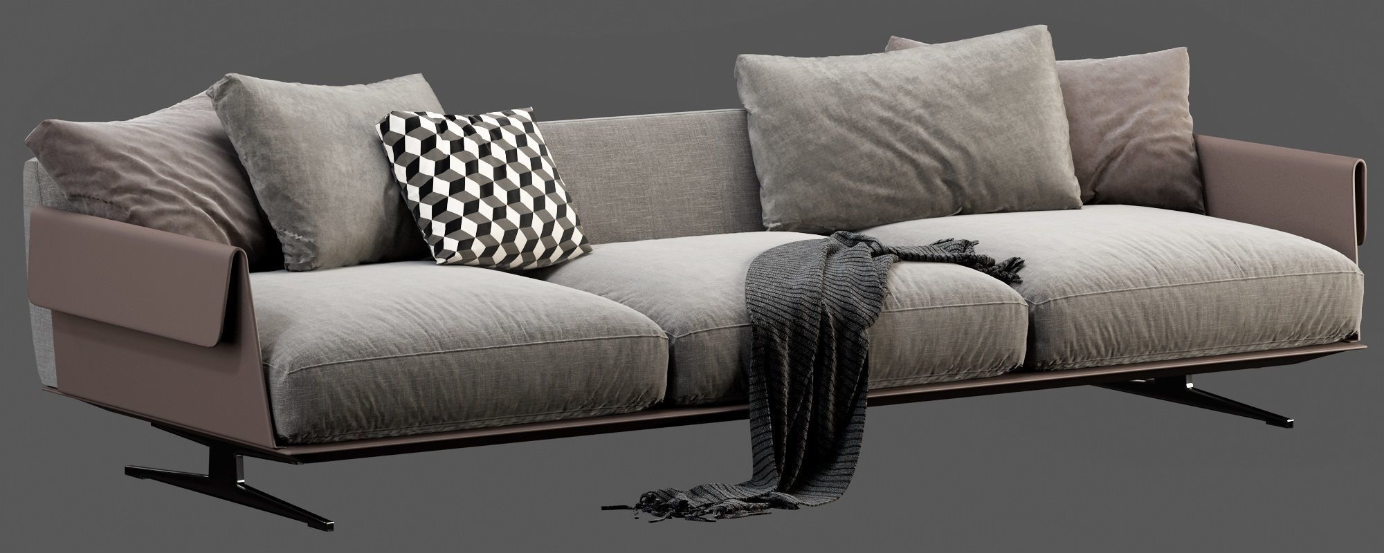 Flexform Bretton 3D model_6