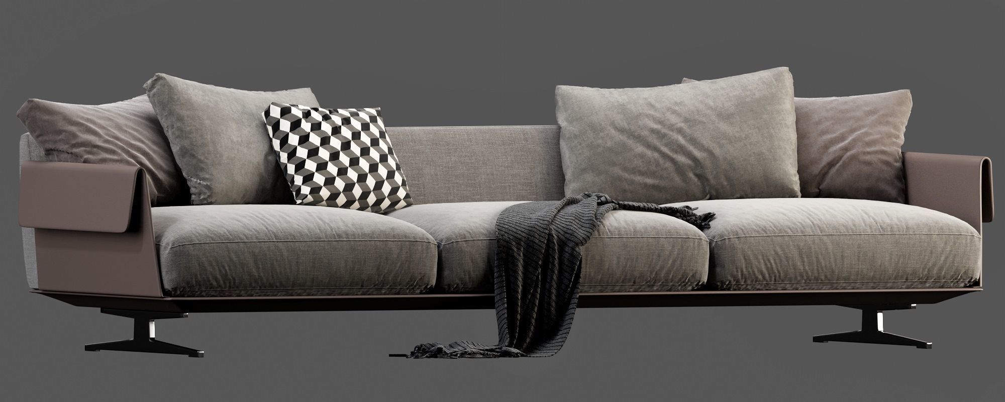 Flexform Bretton 3D model_11