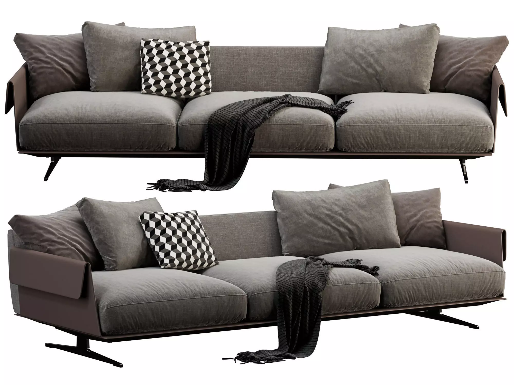 Flexform Bretton 3D model_0