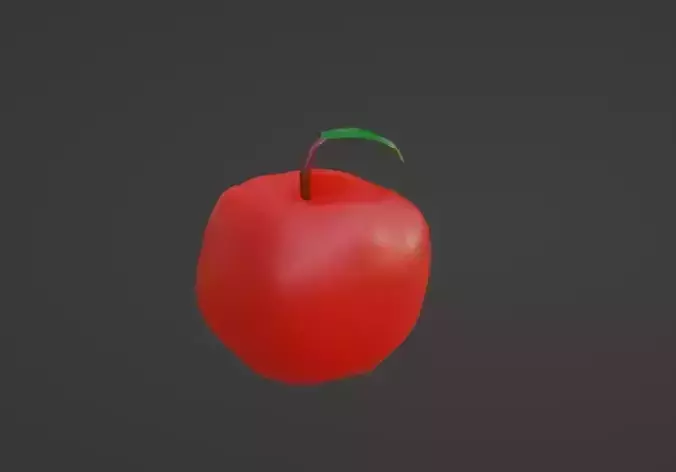apple low poly