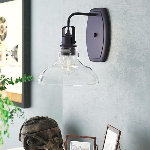 Mcquay Light Dimmable Black Armed Sconce Free 3D model
