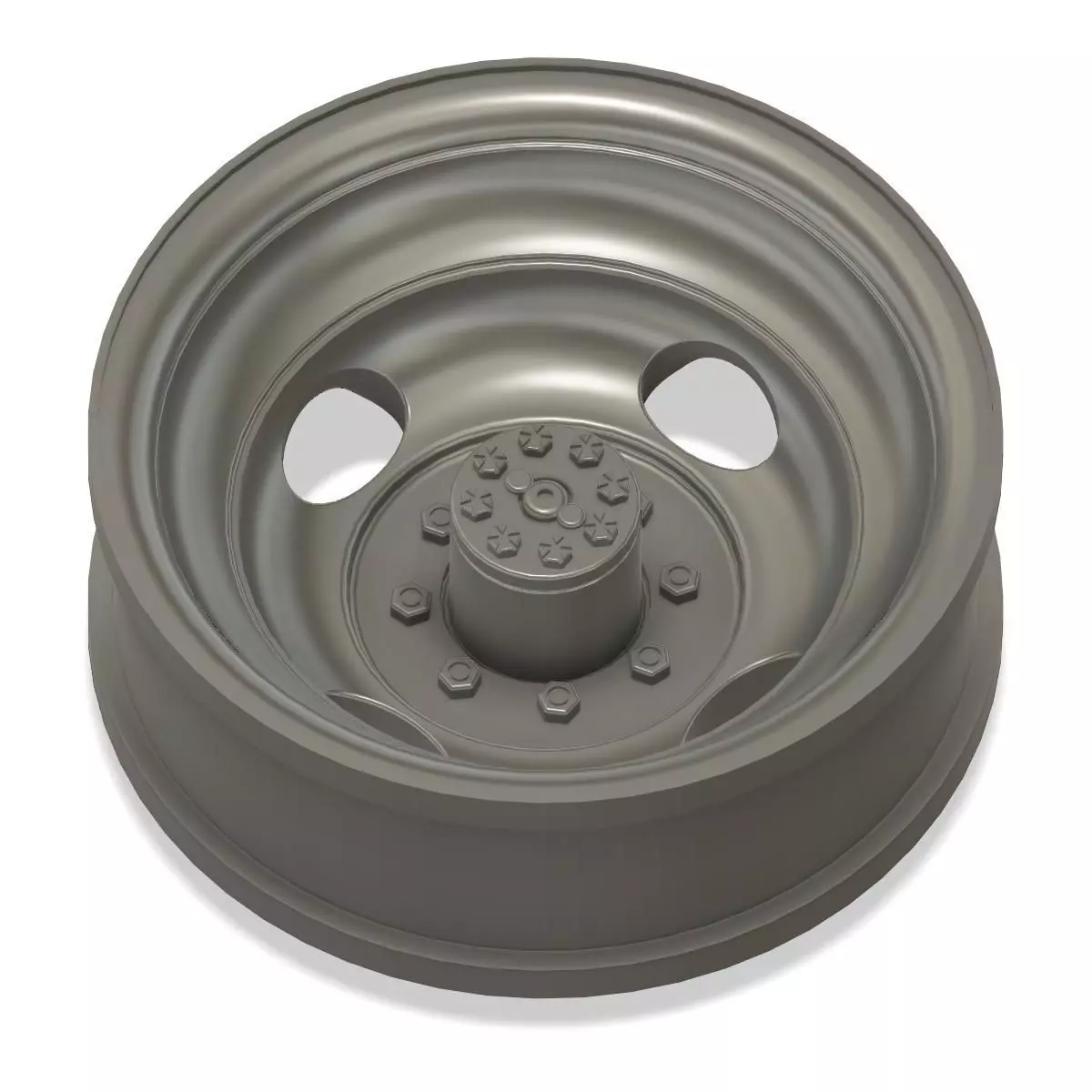 3d printable truck wheels dual rear 3D print model