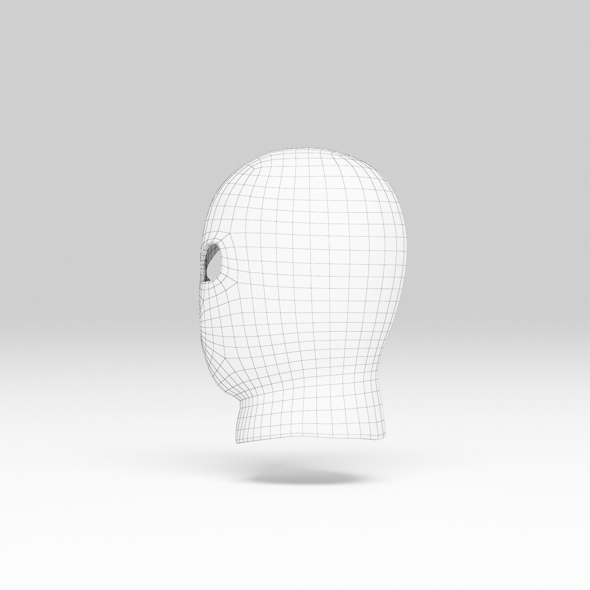 Balaclava mask 3D model_8