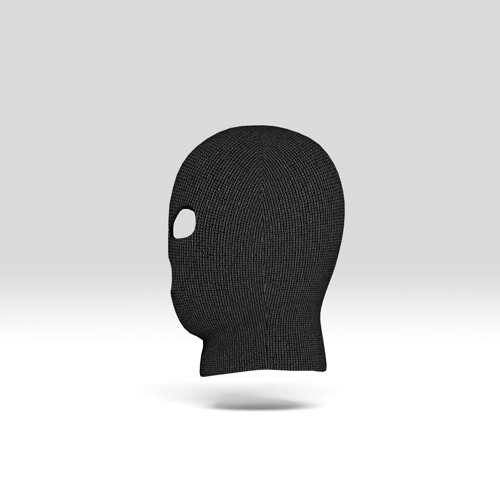 Balaclava mask 3D model_5