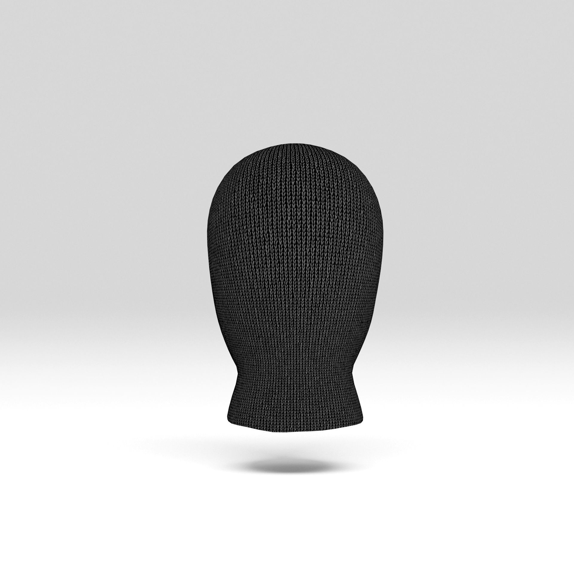 Balaclava mask 3D model_6