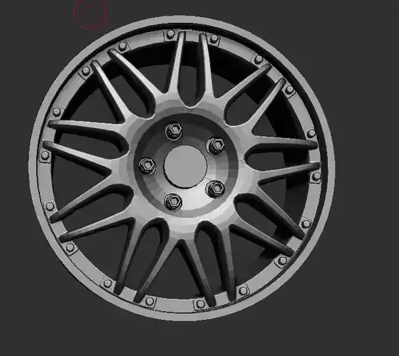 Motegi Mesh Wheels 3D Print Ready Rims 3D print model