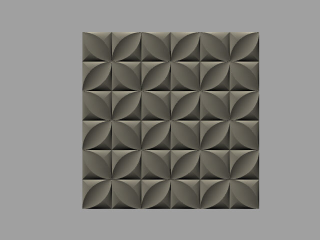 Panel Pattern Kelopak 3D model_3