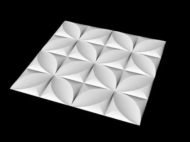 Panel Pattern Kelopak 3D model_0