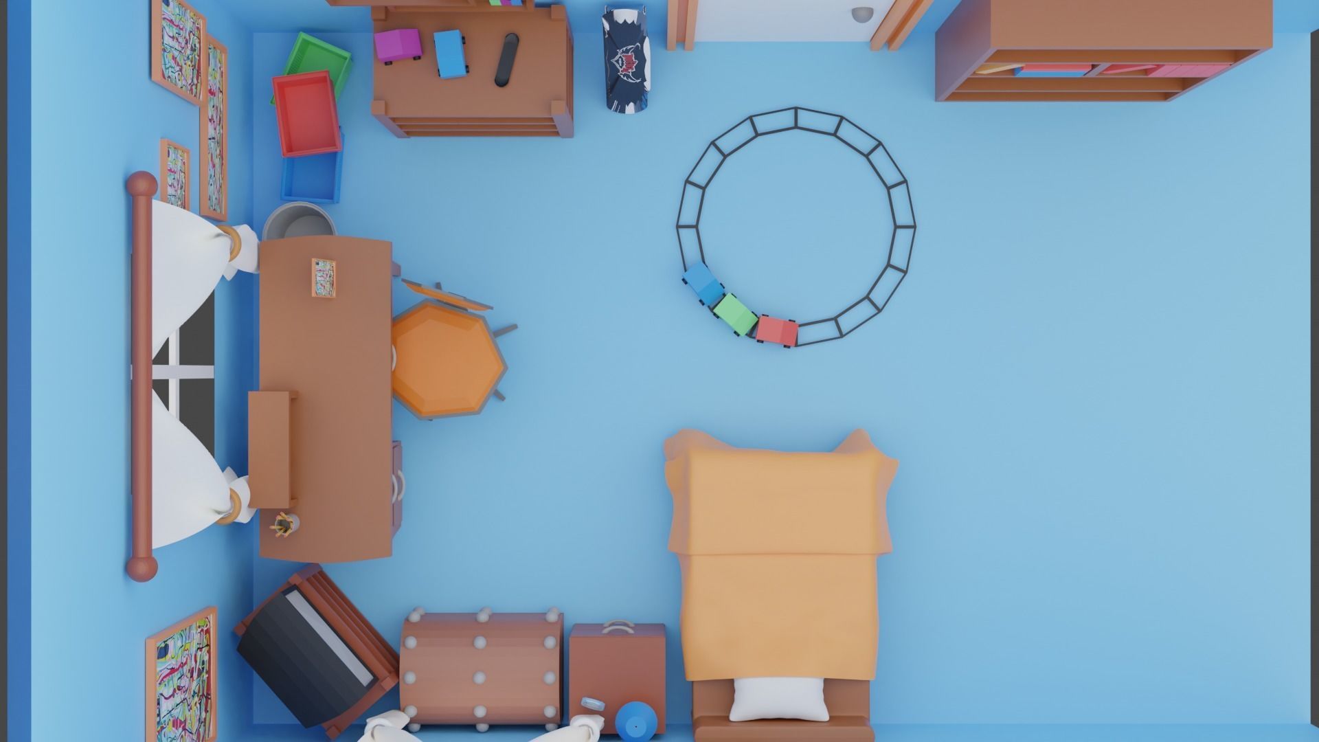 3d room imek it in 2 day it was sow hard blez pay it 3D model_2