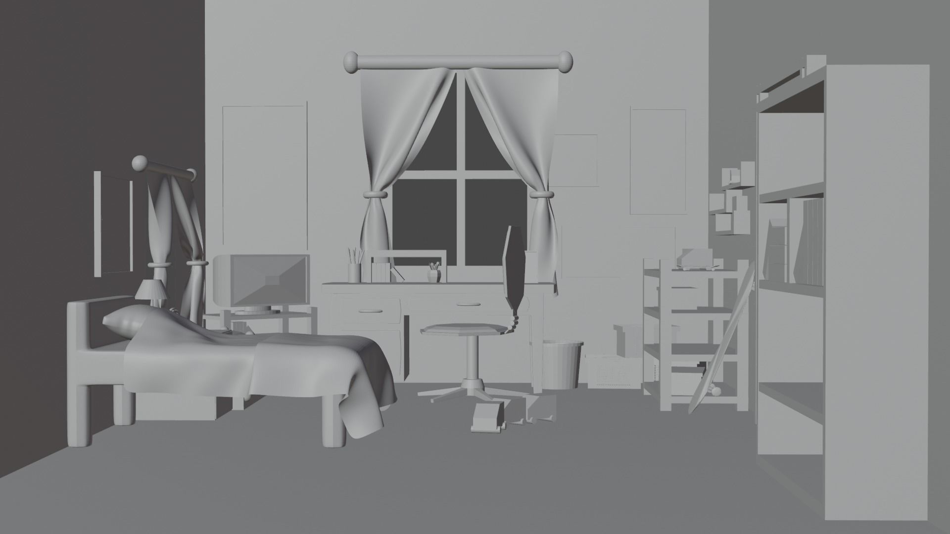 3d room imek it in 2 day it was sow hard blez pay it 3D model_4