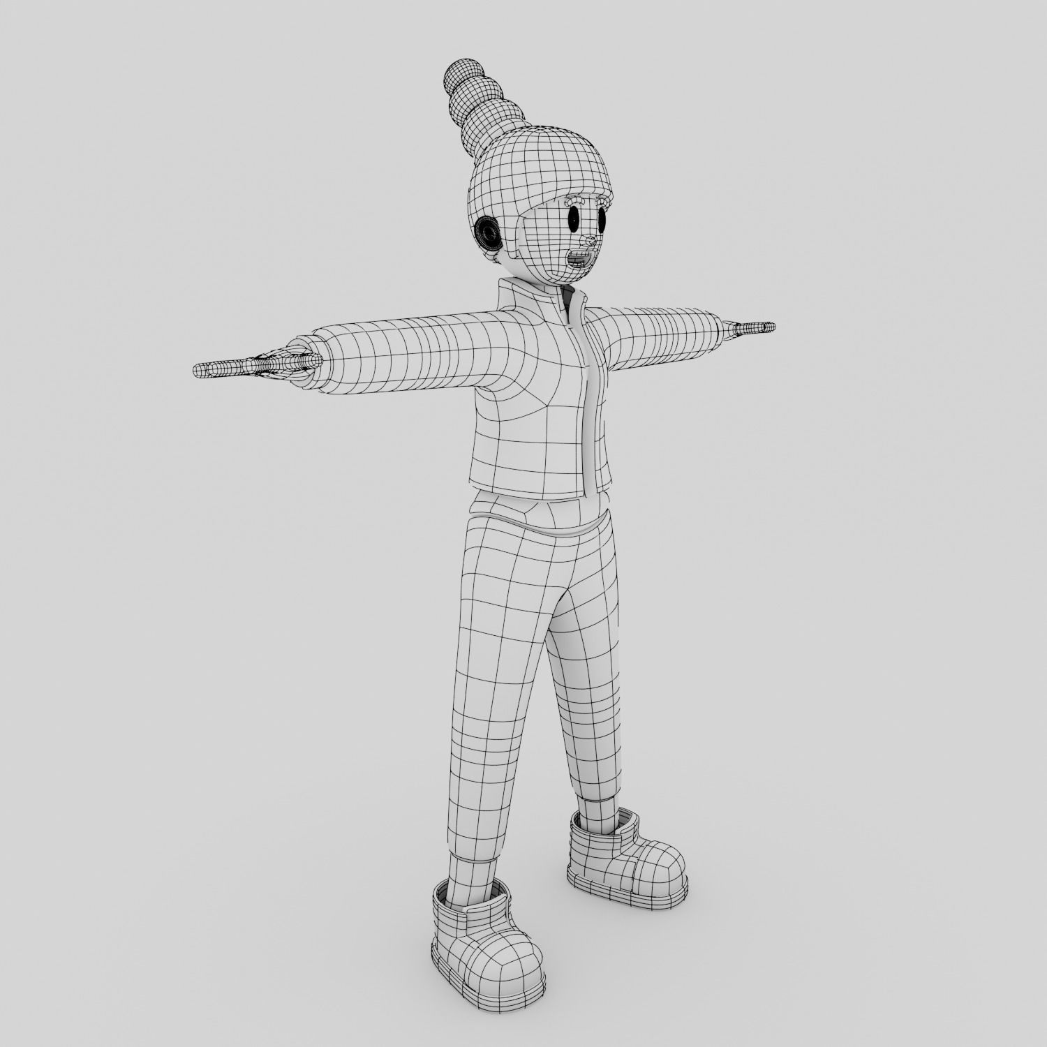 3D Cartoon Character 3D model_9