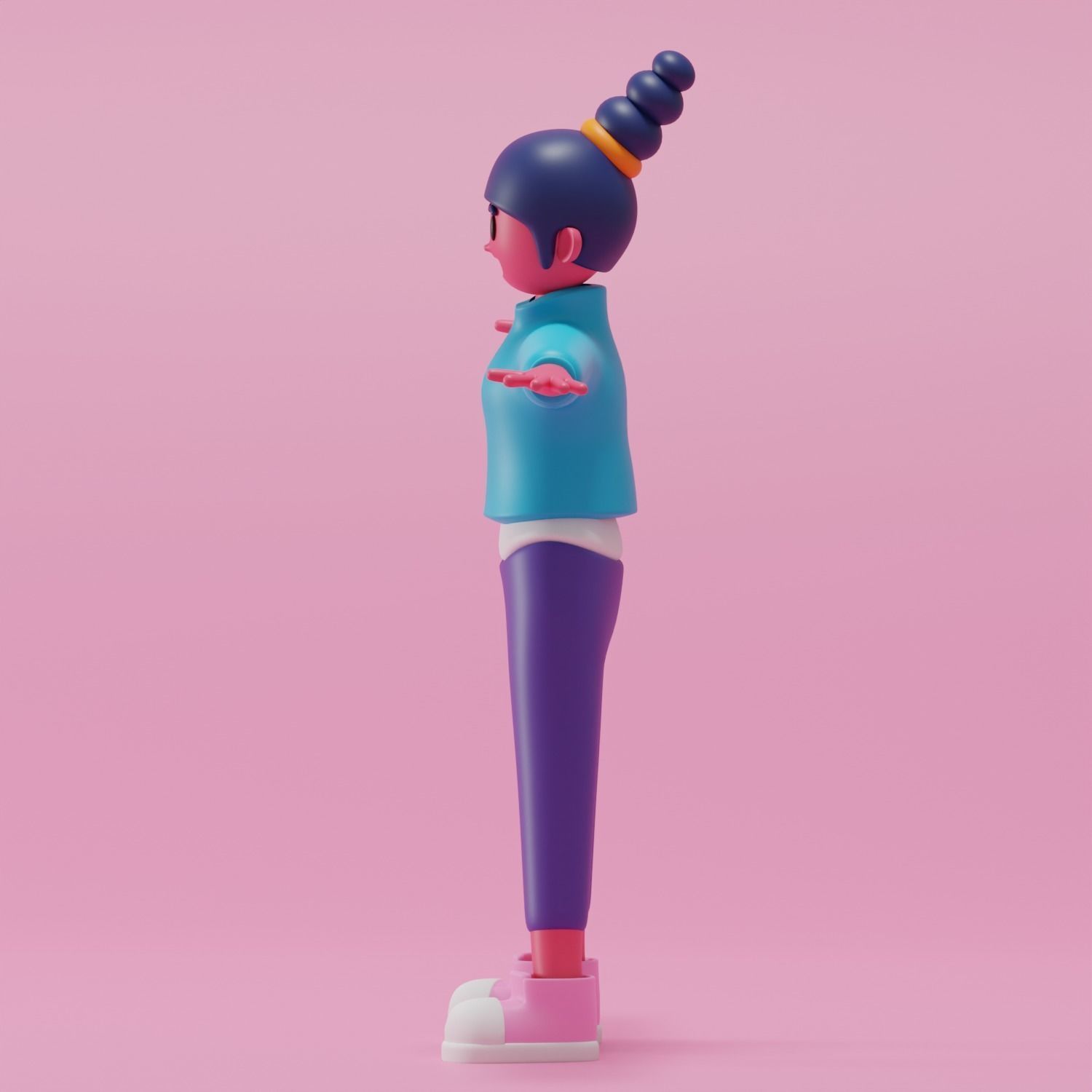 3D Cartoon Character 3D model_3