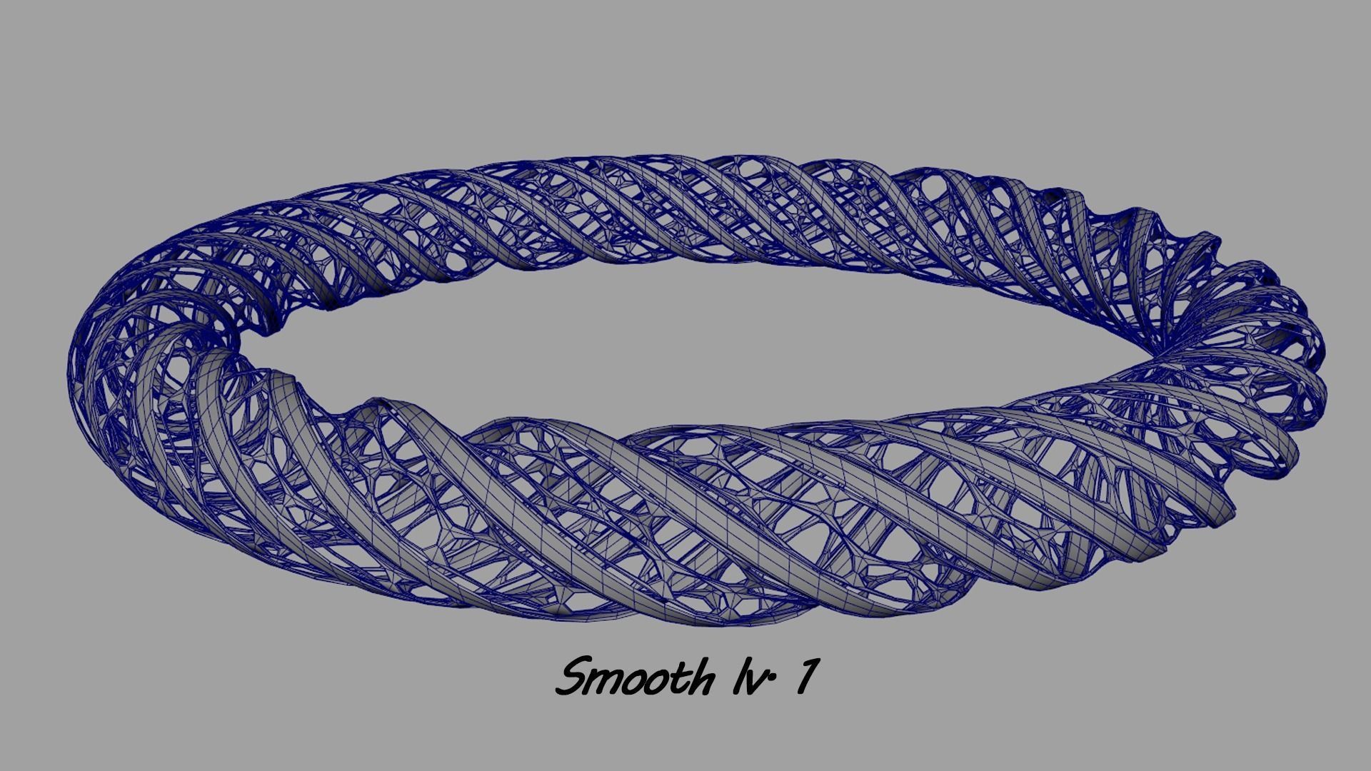 Bangles jewelry  3D model_3