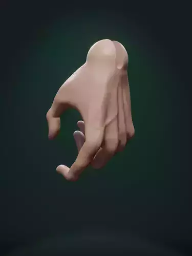 Mars BJD Hand Pose 4 3D print model