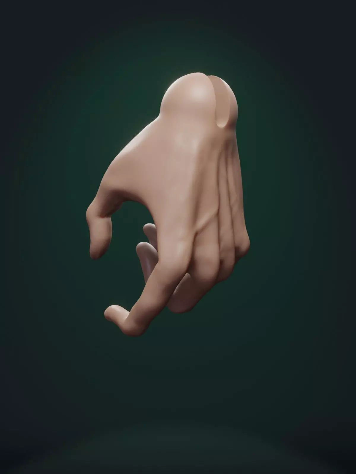 Mars BJD Hand Pose 4 3D print model_0