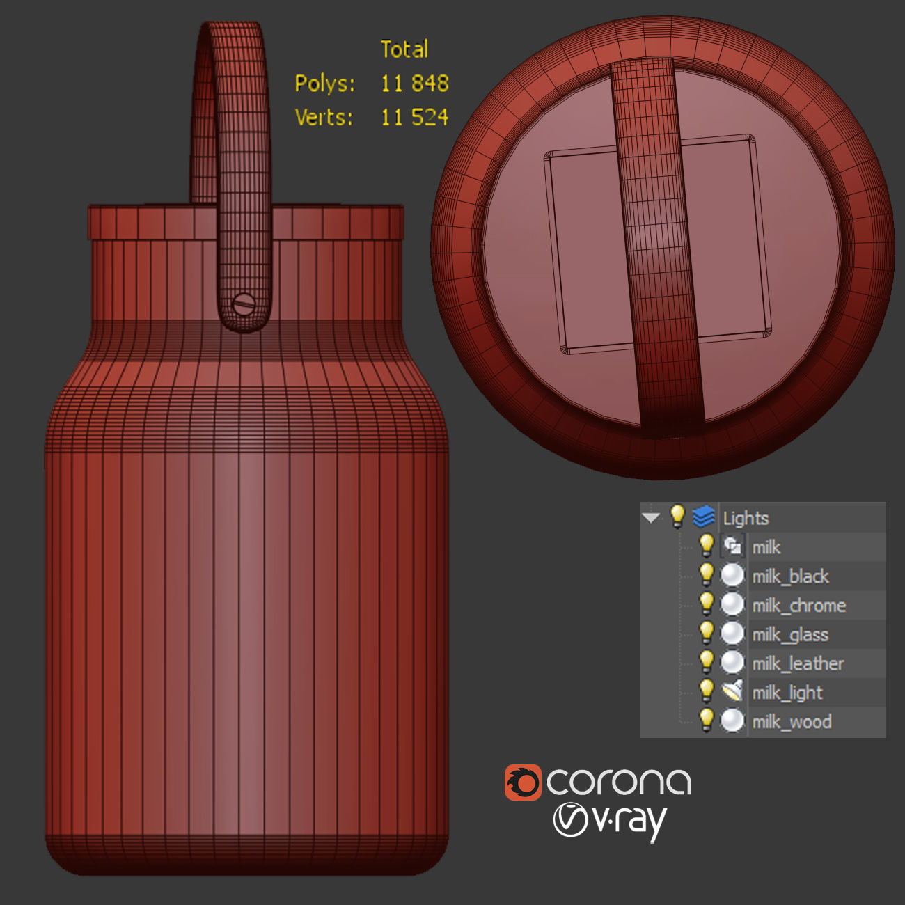 Milk Solar lamp Ethimo 3D model_3