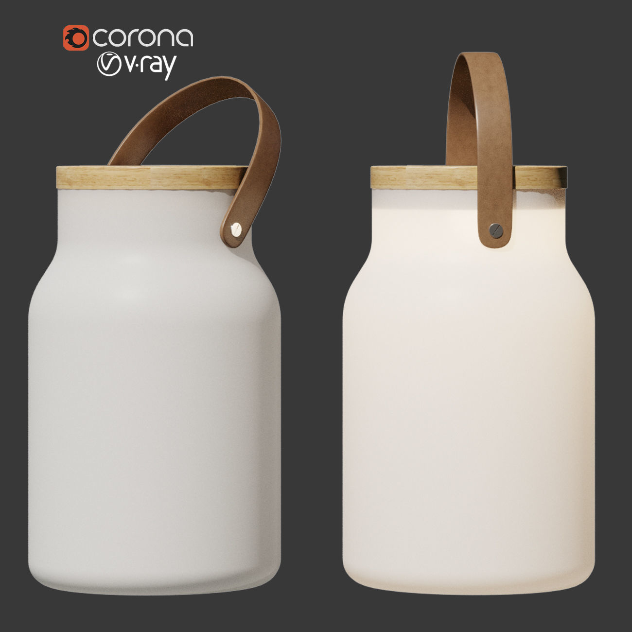 Milk Solar lamp Ethimo 3D model_1