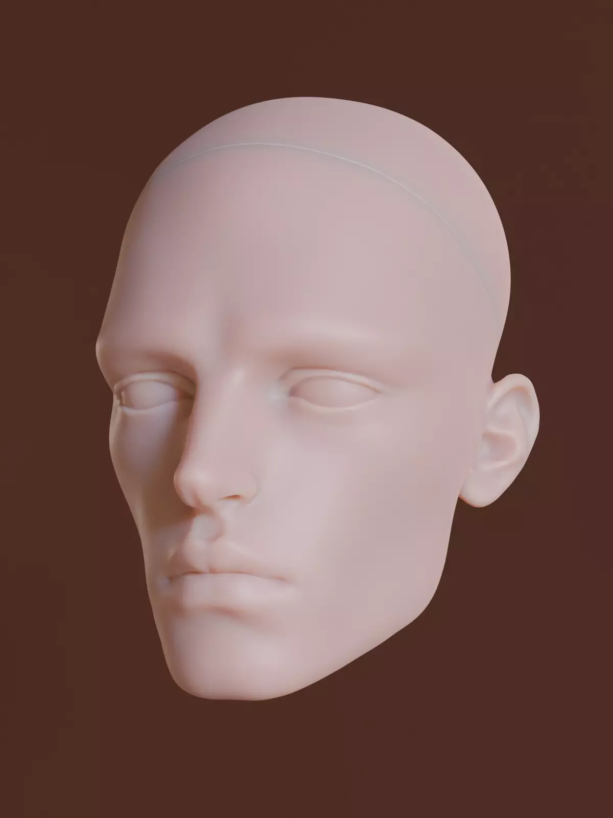 Mars doll Griffiths head 3D print model