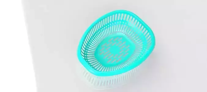 3D Model of plastic basket