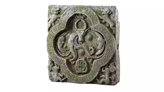 Medieval Relief Scan 3D model