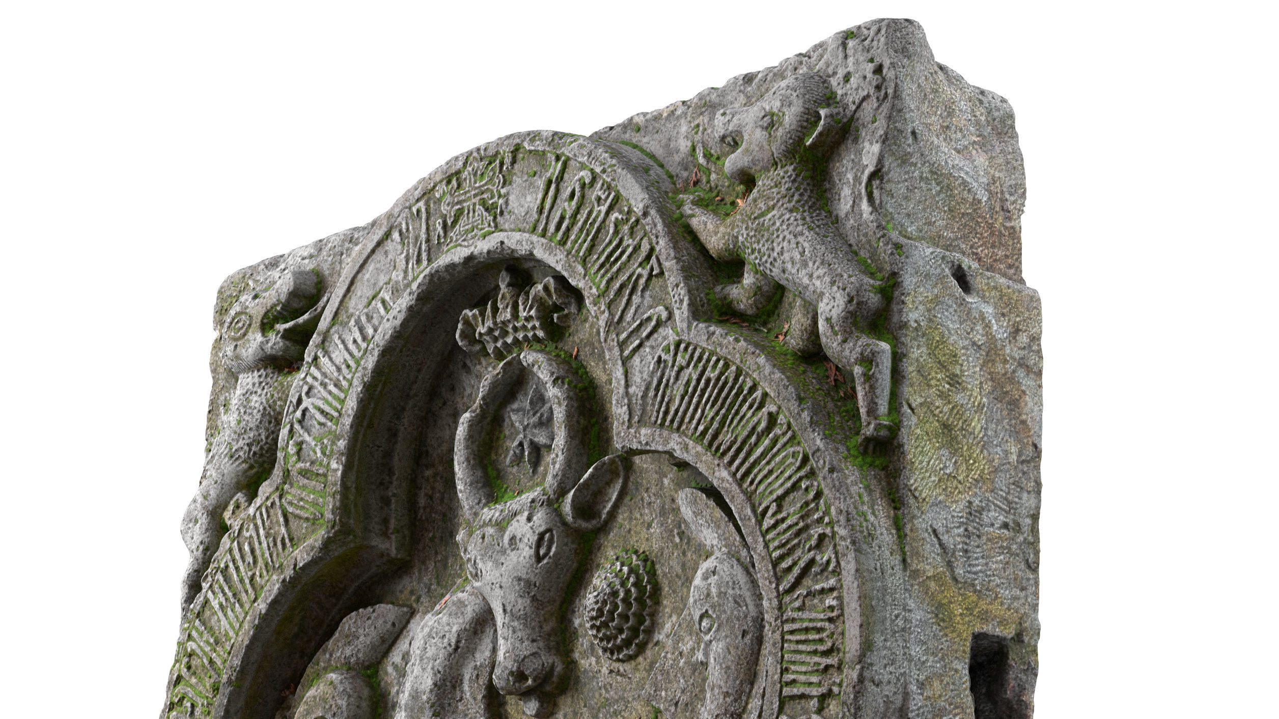 Medieval Relief Scan 3D model_2