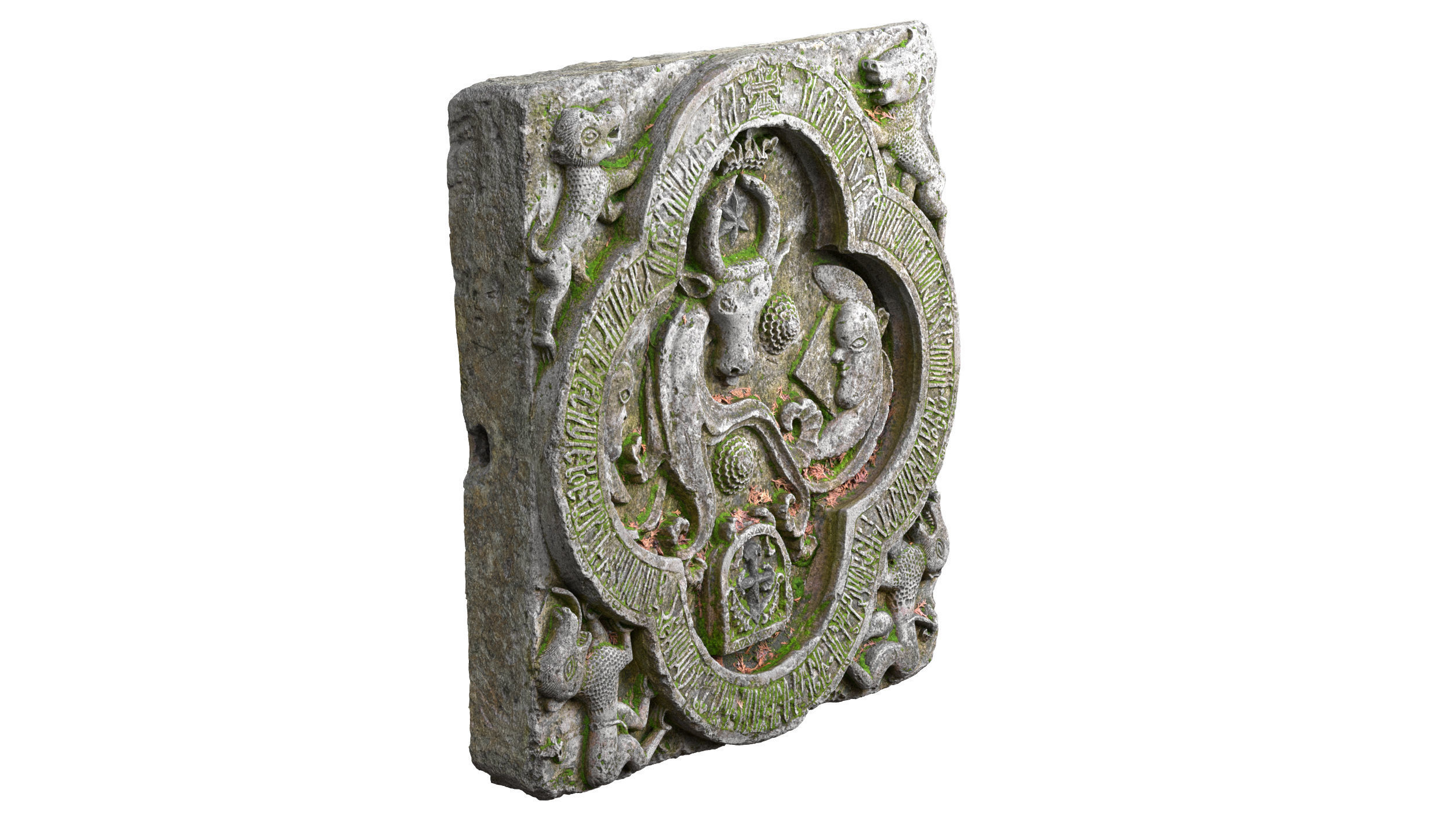 Medieval Relief Scan 3D model_4