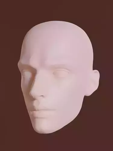 Mars doll Matthew head 3D print model