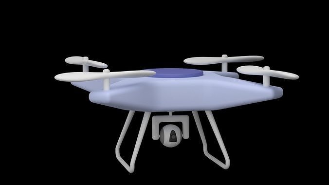 Cartoon Drone 3D model
